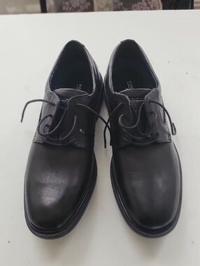 Rockport Black Men's Derby Lace-Up Dress Shoes. New Without Box
